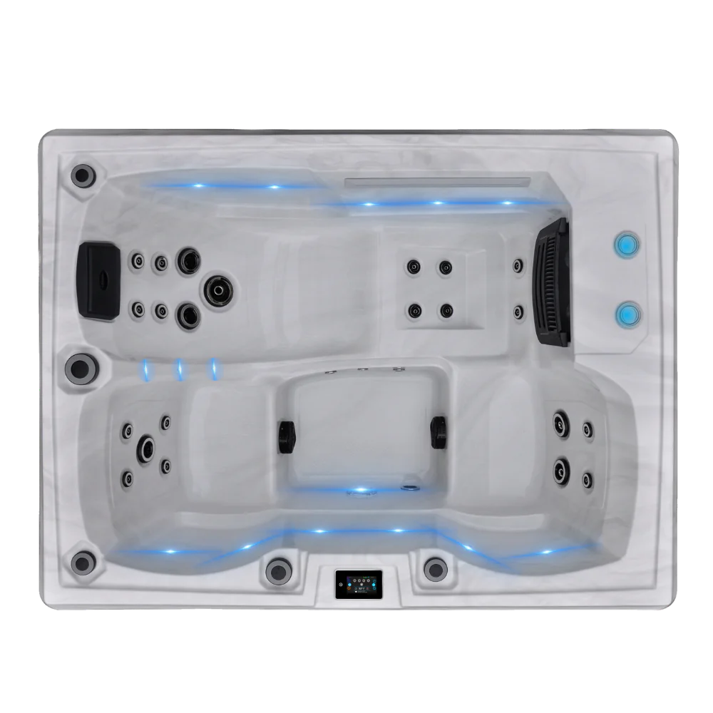 LAXspa 3 - Eco-Paket - Whirlpool für 3 Personen mit 1 Liege