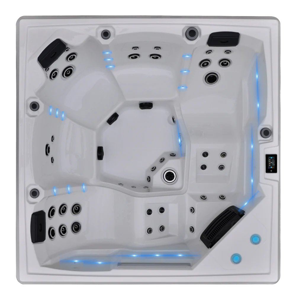 LAXspa 5 - Eco-Paket - Whirlpool für 5 Personen mit 2 Liegen