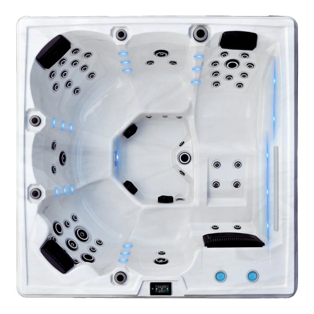 LAXspa 6 - Eco-Paket - Whirlpool für 6 Personen mit 1 Liege