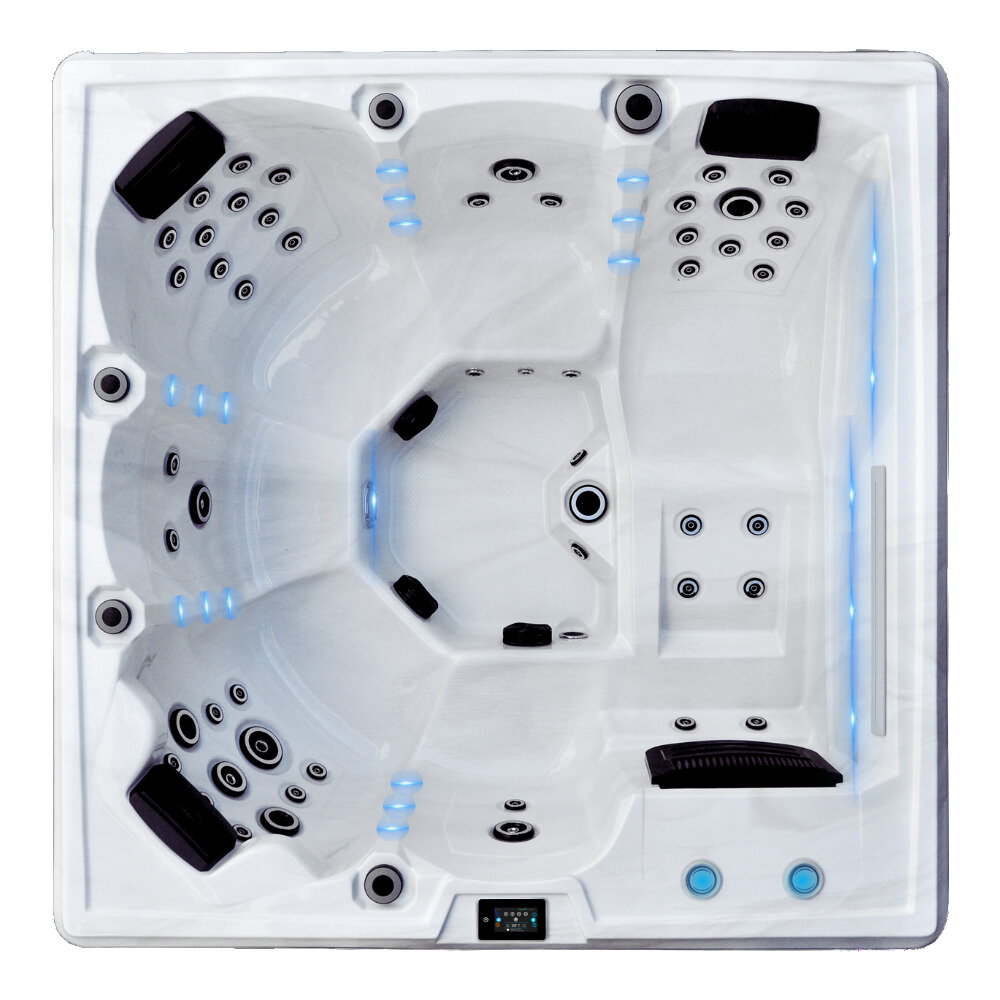 LAXspa 6 - Whirlpool für 6 Personen mit 1 Liege.