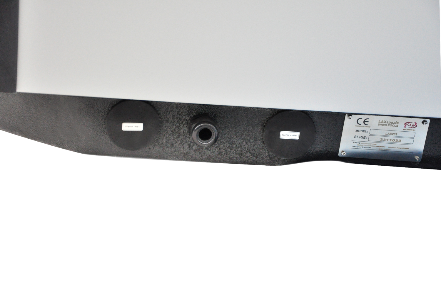 LAXspa 6 - Whirlpool für 6 Personen mit 1 Liege.