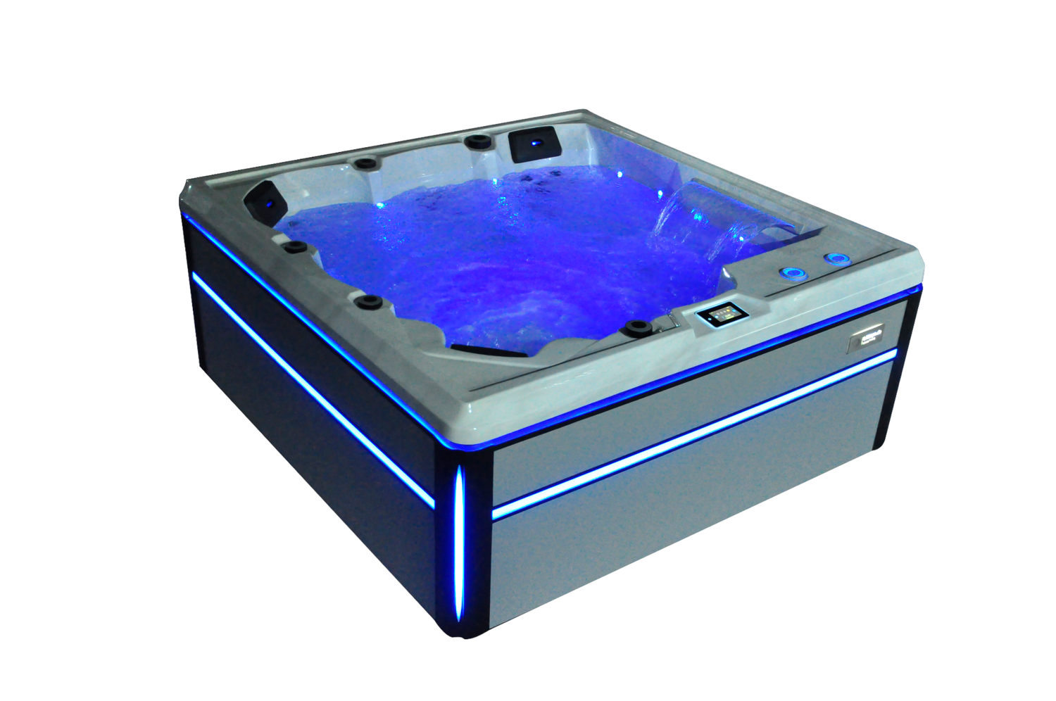 LAXspa 6 - Whirlpool für 6 Personen mit 1 Liege.