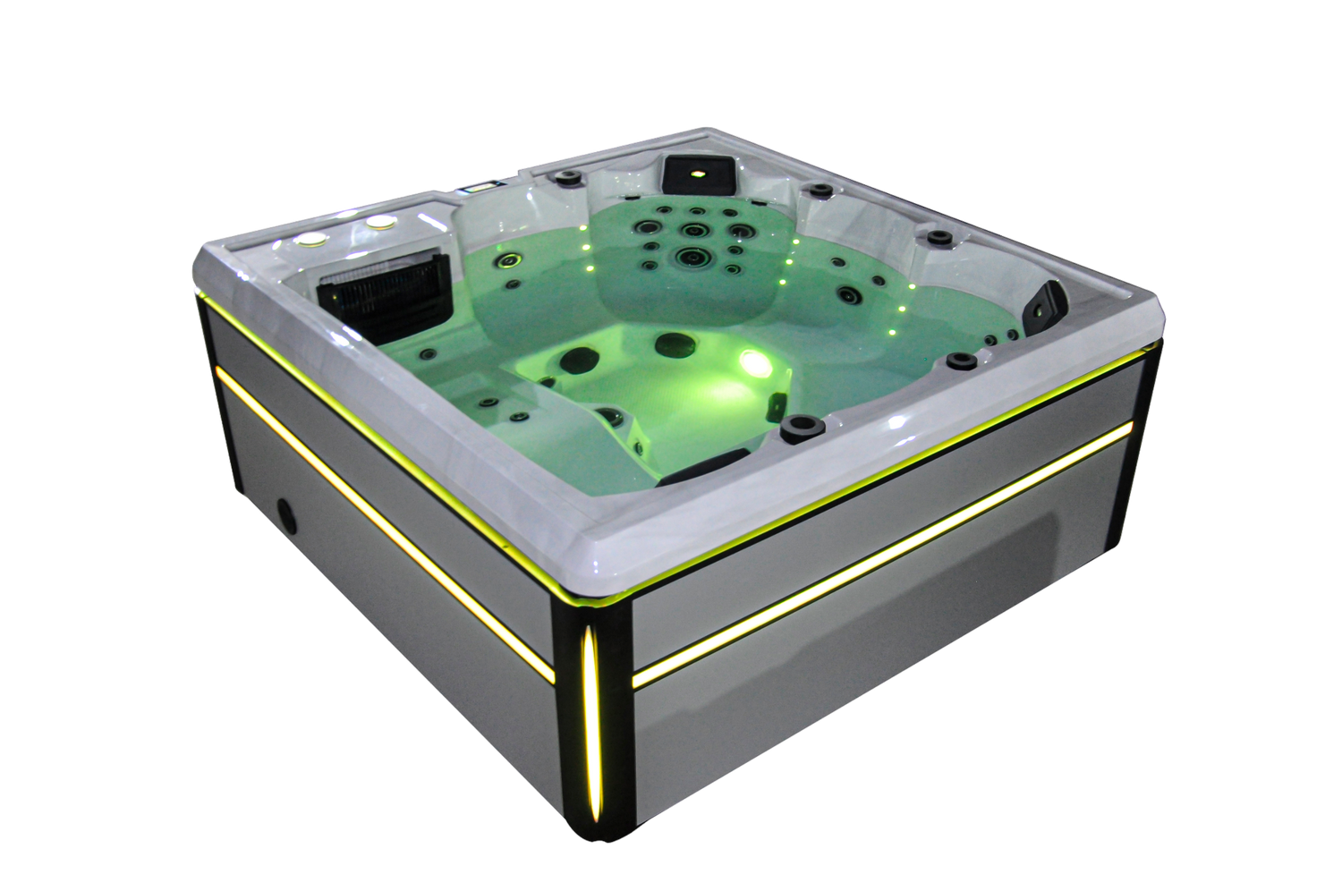 LAXspa 6 - Whirlpool für 6 Personen mit 1 Liege.