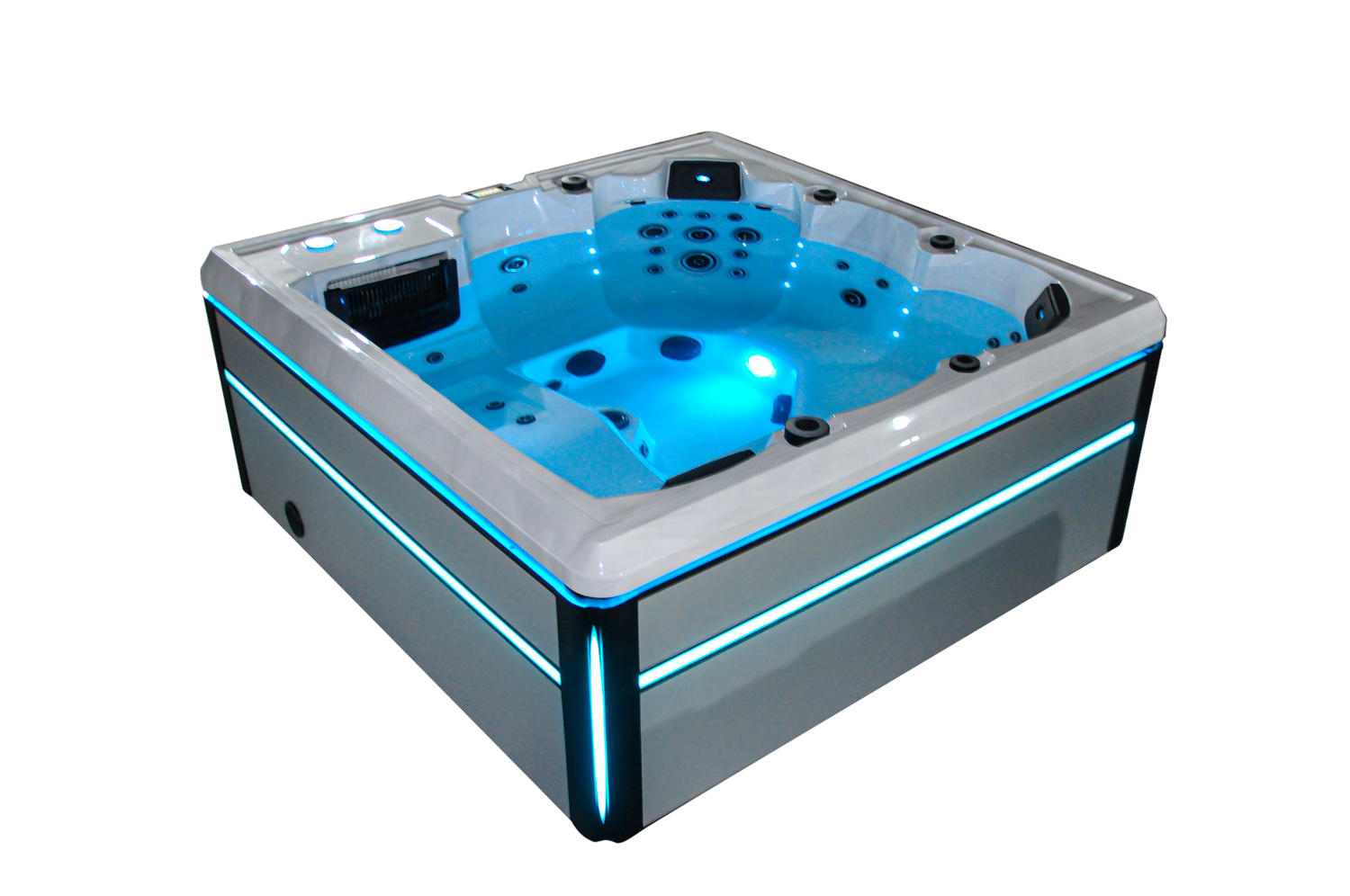 LAXspa 6 - Whirlpool für 6 Personen mit 1 Liege.