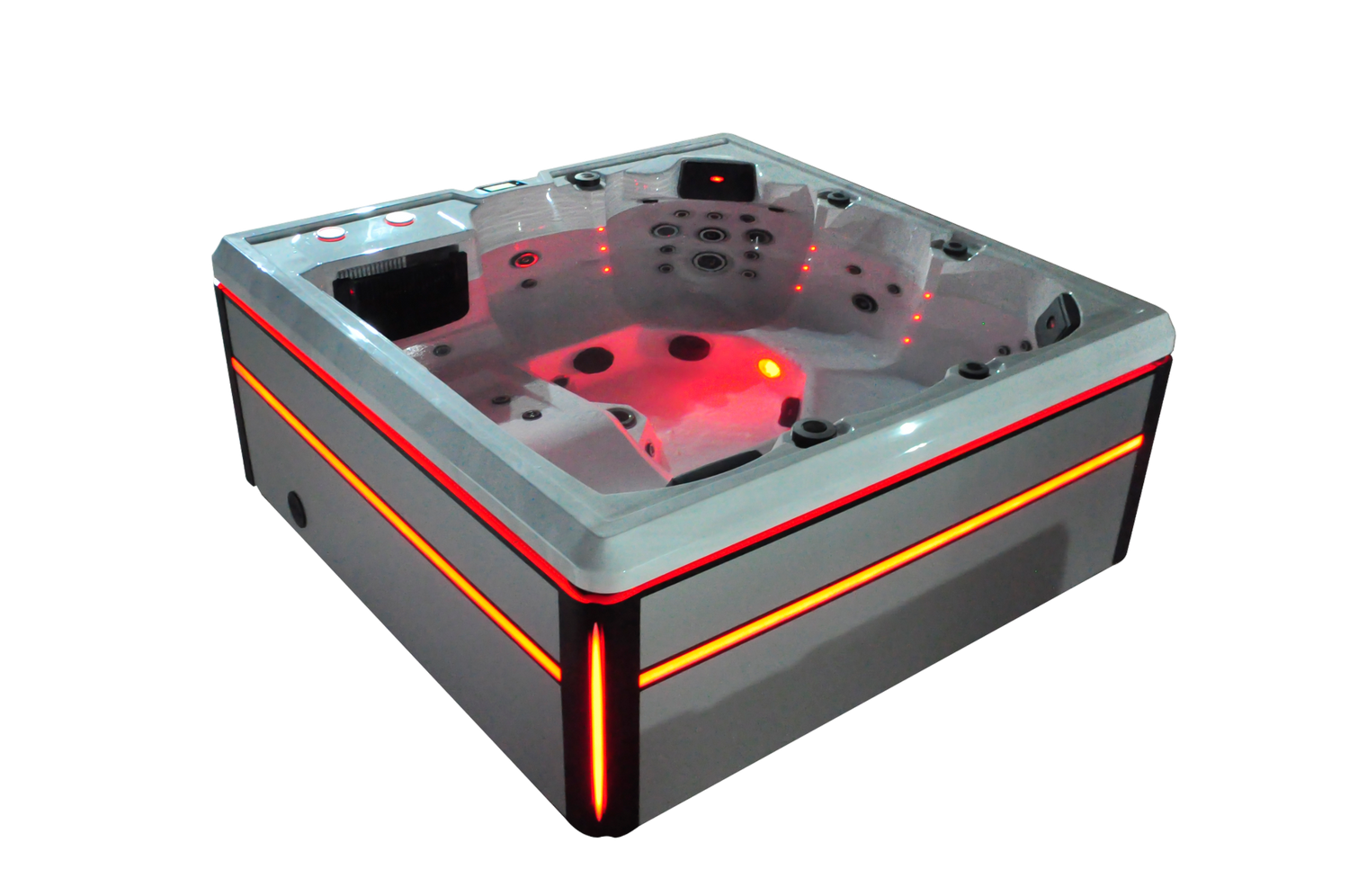 LAXspa 6 - Whirlpool für 6 Personen mit 1 Liege.