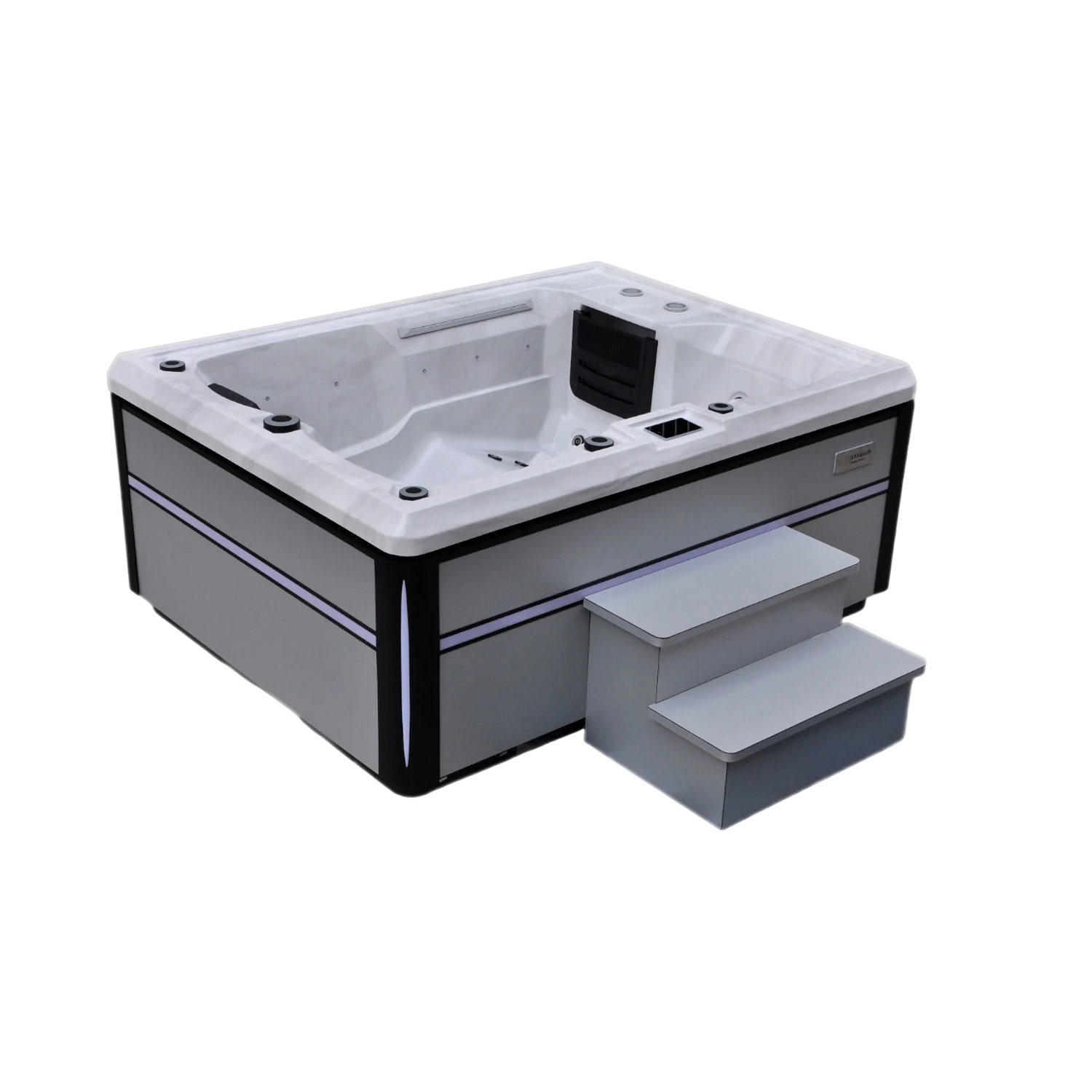 LAXspa 3 - Eco-Paket - Whirlpool für 3 Personen mit 1 Liege