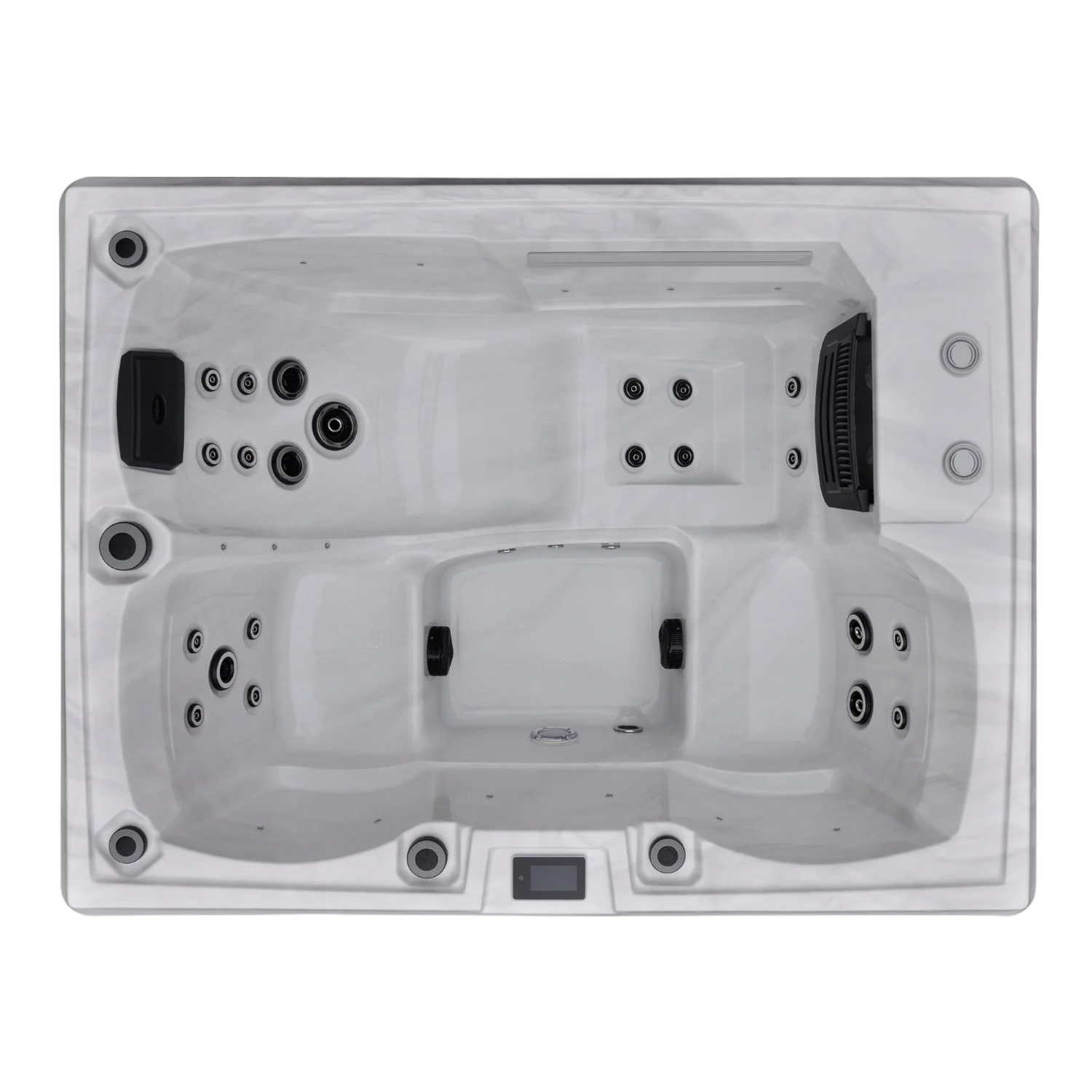 LAXspa 3 - Eco-Paket - Whirlpool für 3 Personen mit 1 Liege