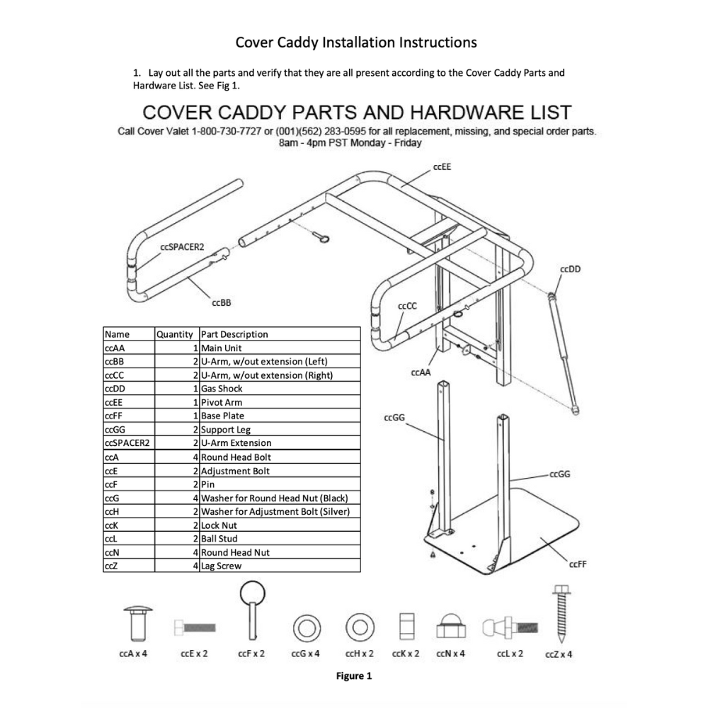 LAXspa Montageanleitung LIFTER Cover-Caddy PDF