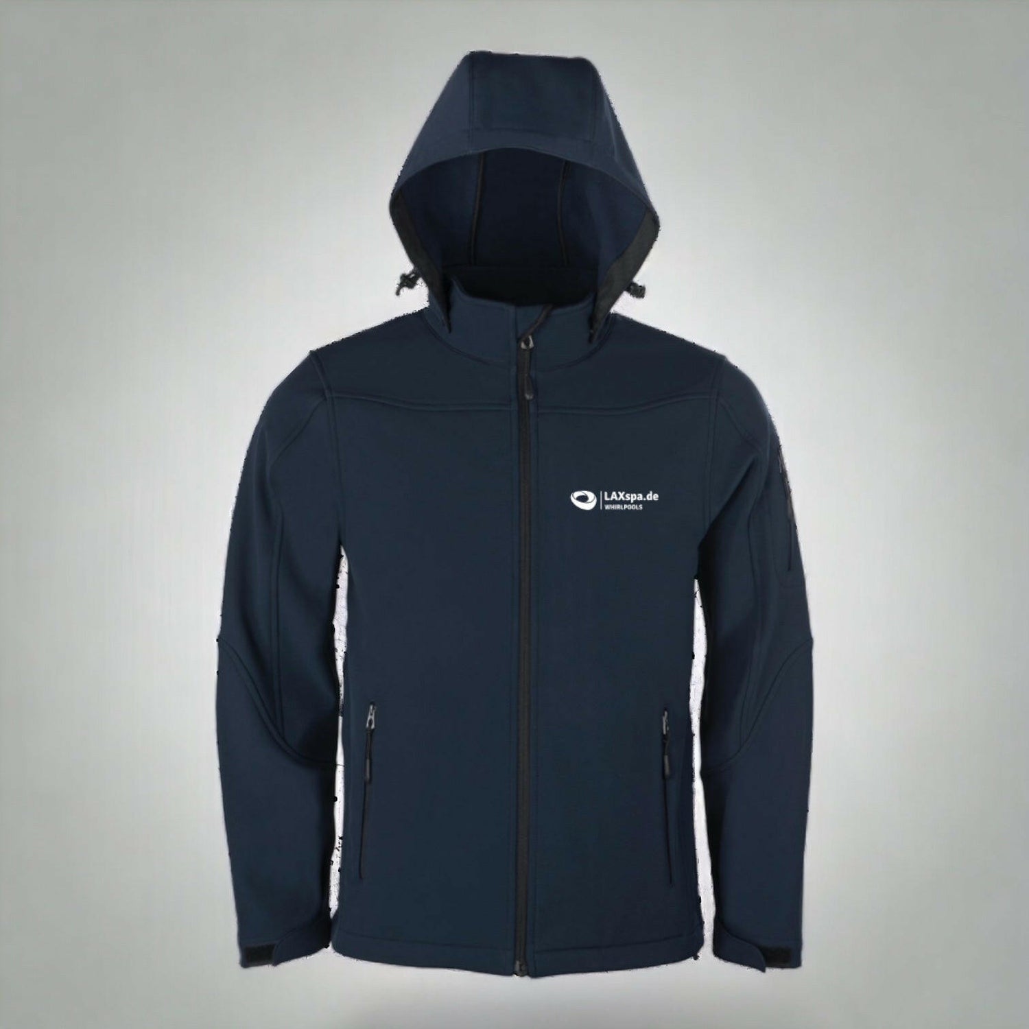 Jacke mit LAXspa Logo.