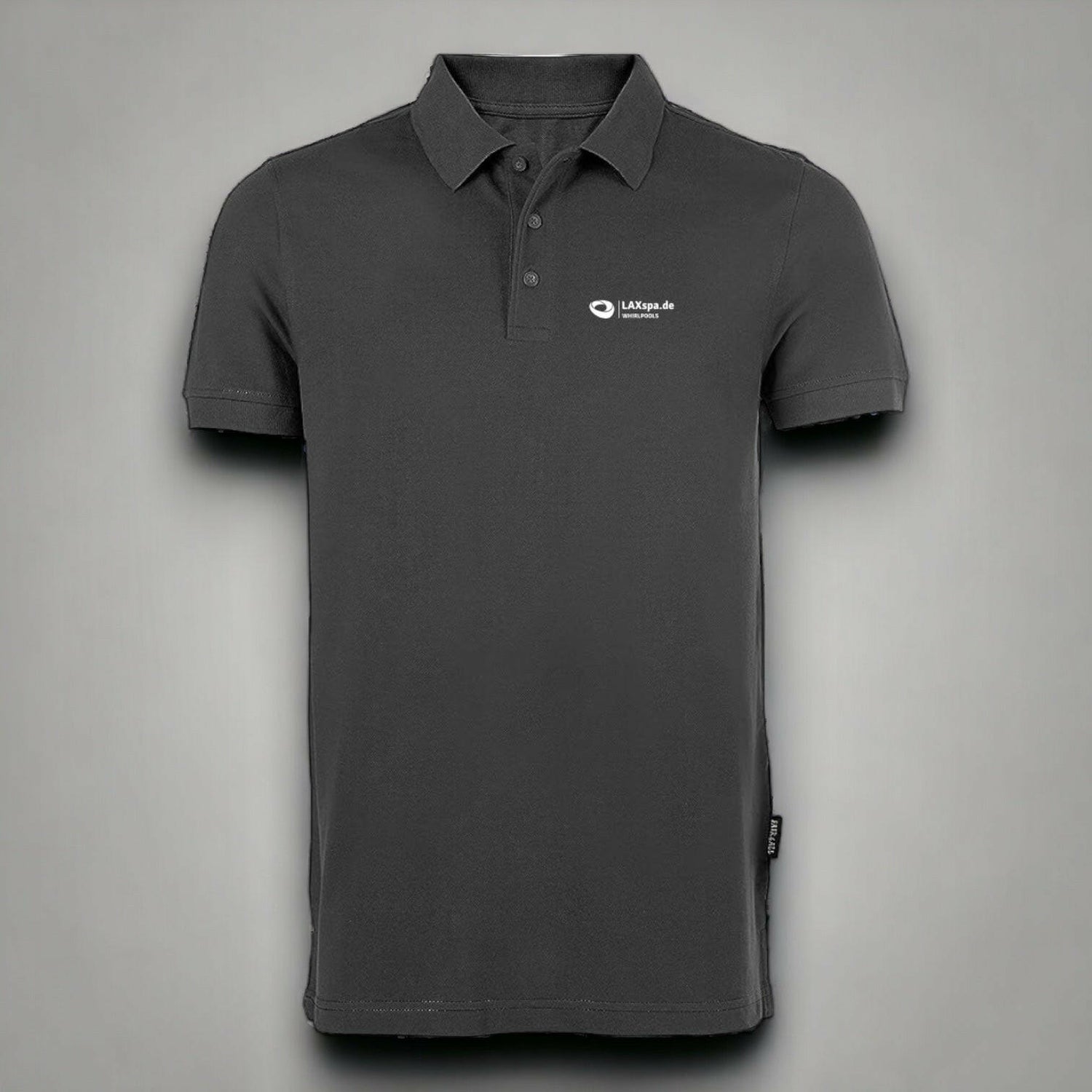 Polo Shirt mit LAXspa Logo.