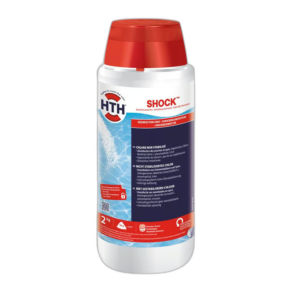 HTH Chlor 2KG , unstabilisert, frei von Isocyanursäuren (Stabilisatoren)